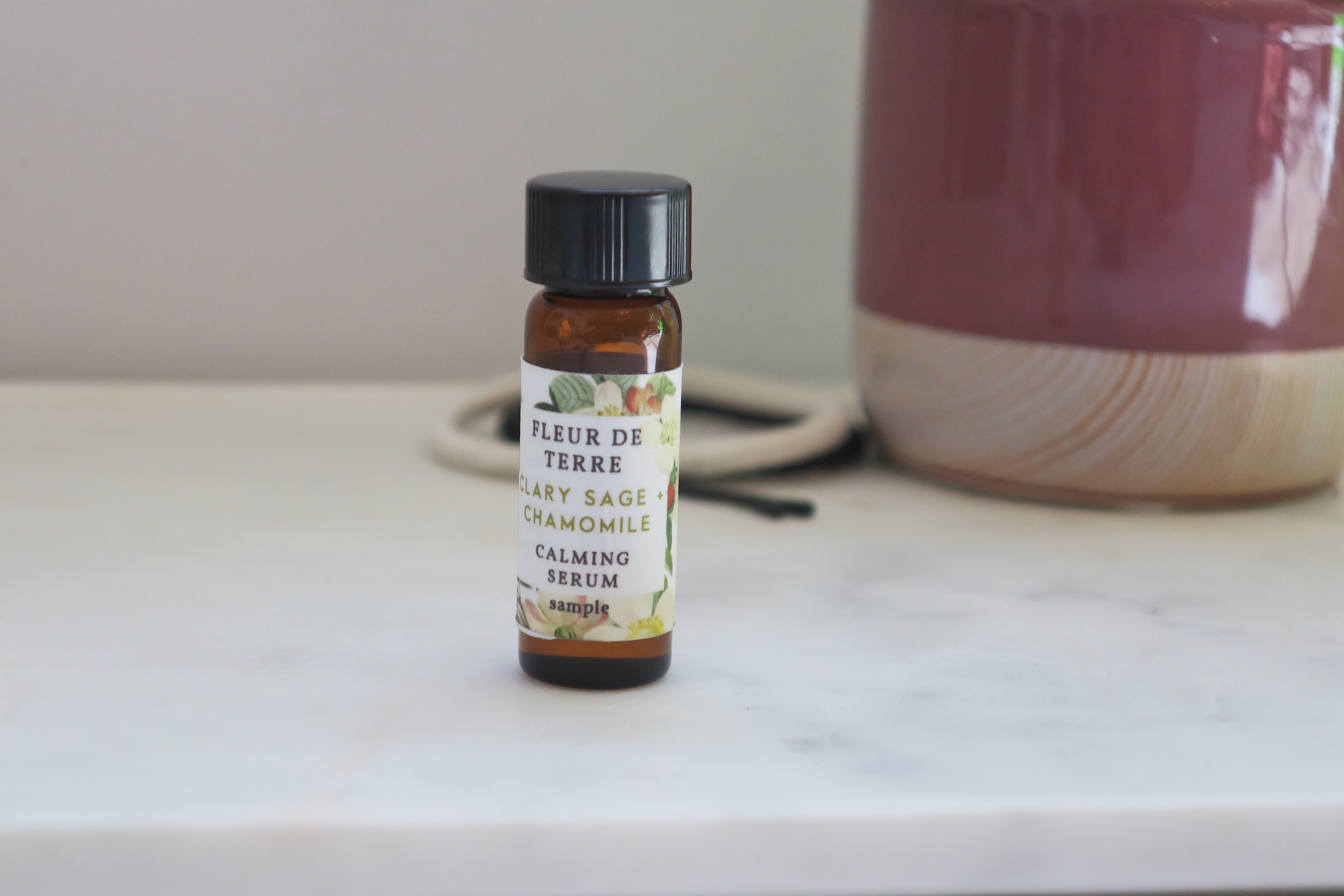 spring skincare live botanical calming serum sample