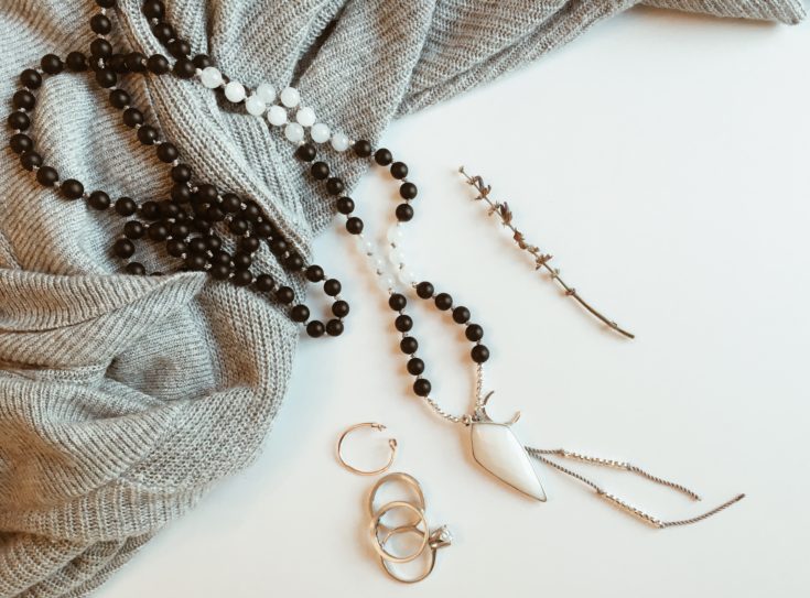 Brands that do more Tiny Zen Jewelry Mala + Lavender Flatlay- Felixinsideout