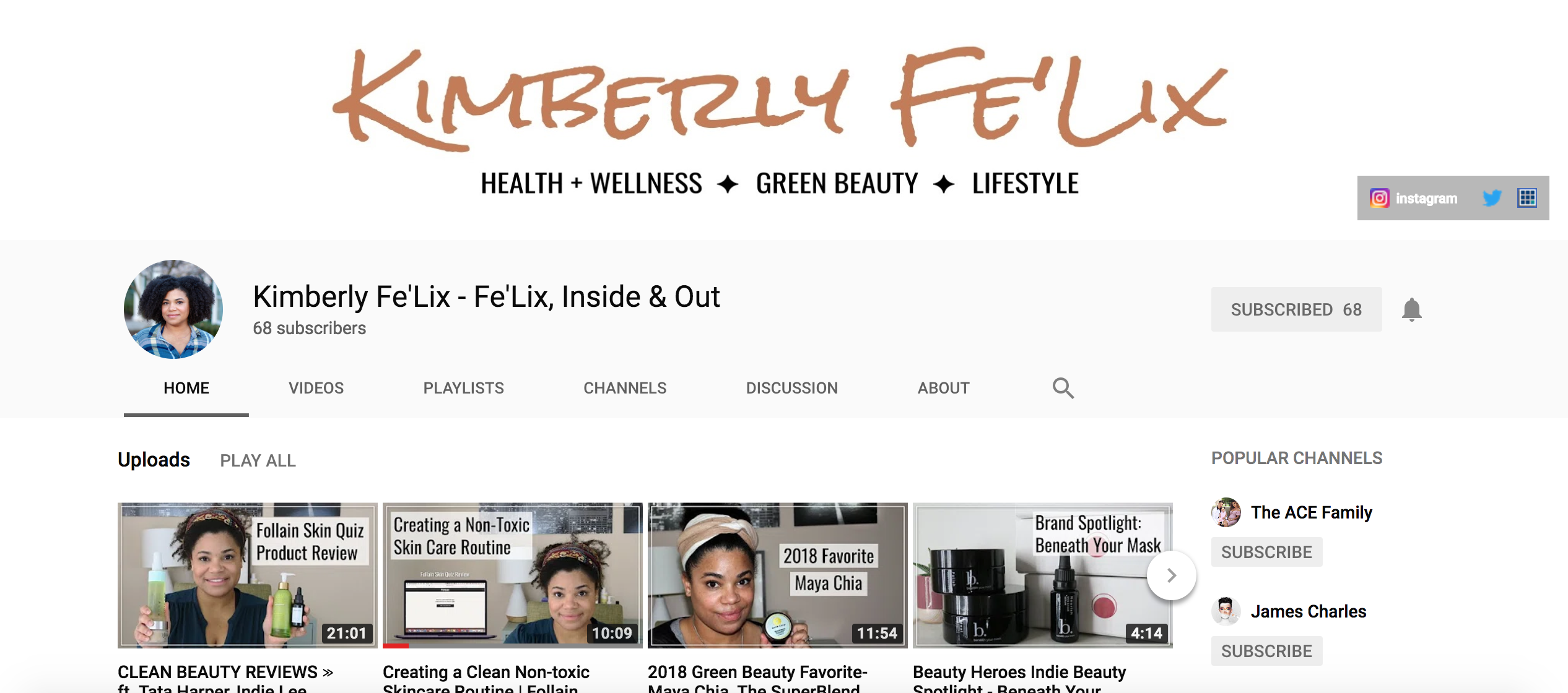 Kimberly Felix - Felix Inside Out Youtube Channel -Felixinsideout